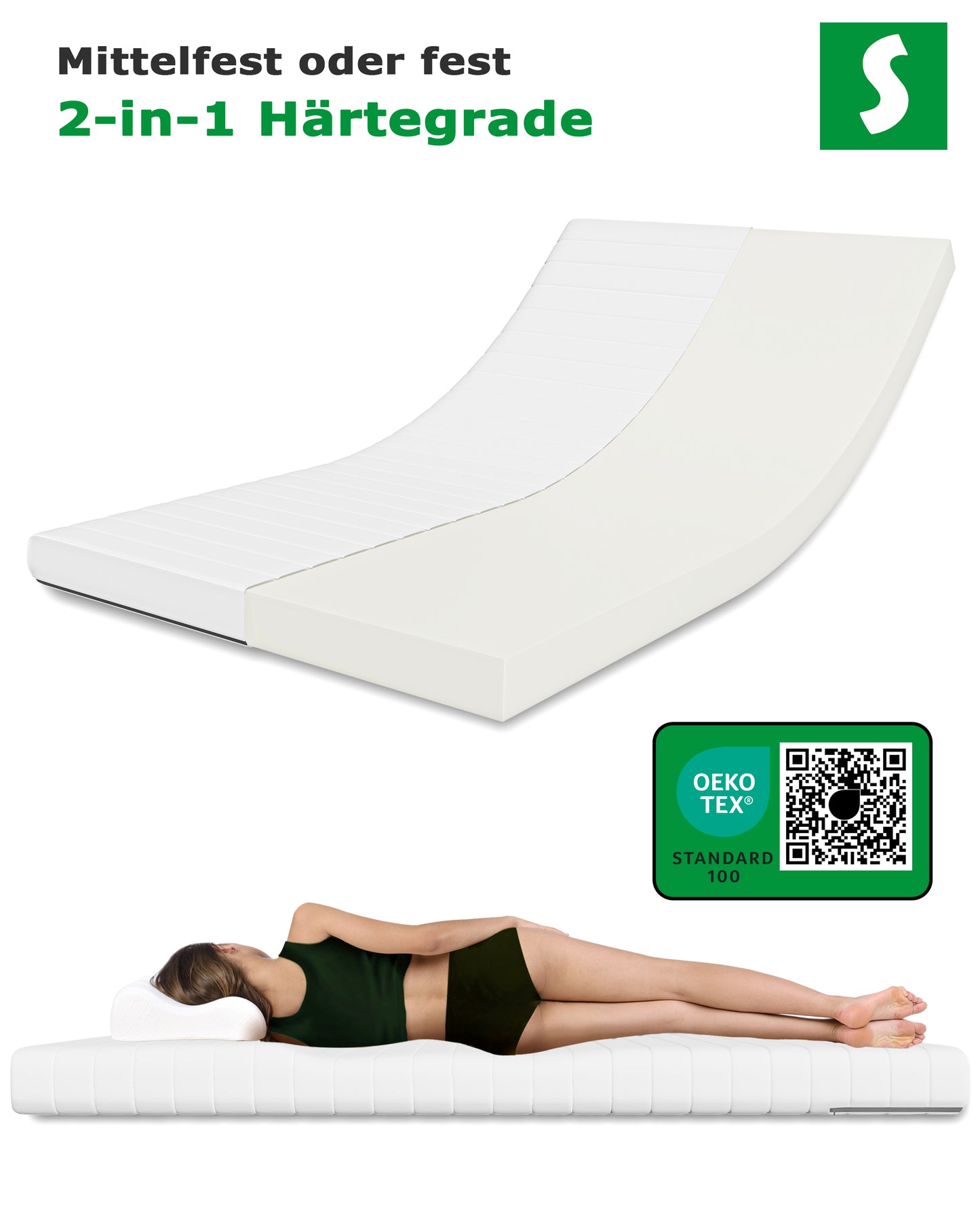 11 cm Matratze aus Kaltschaum