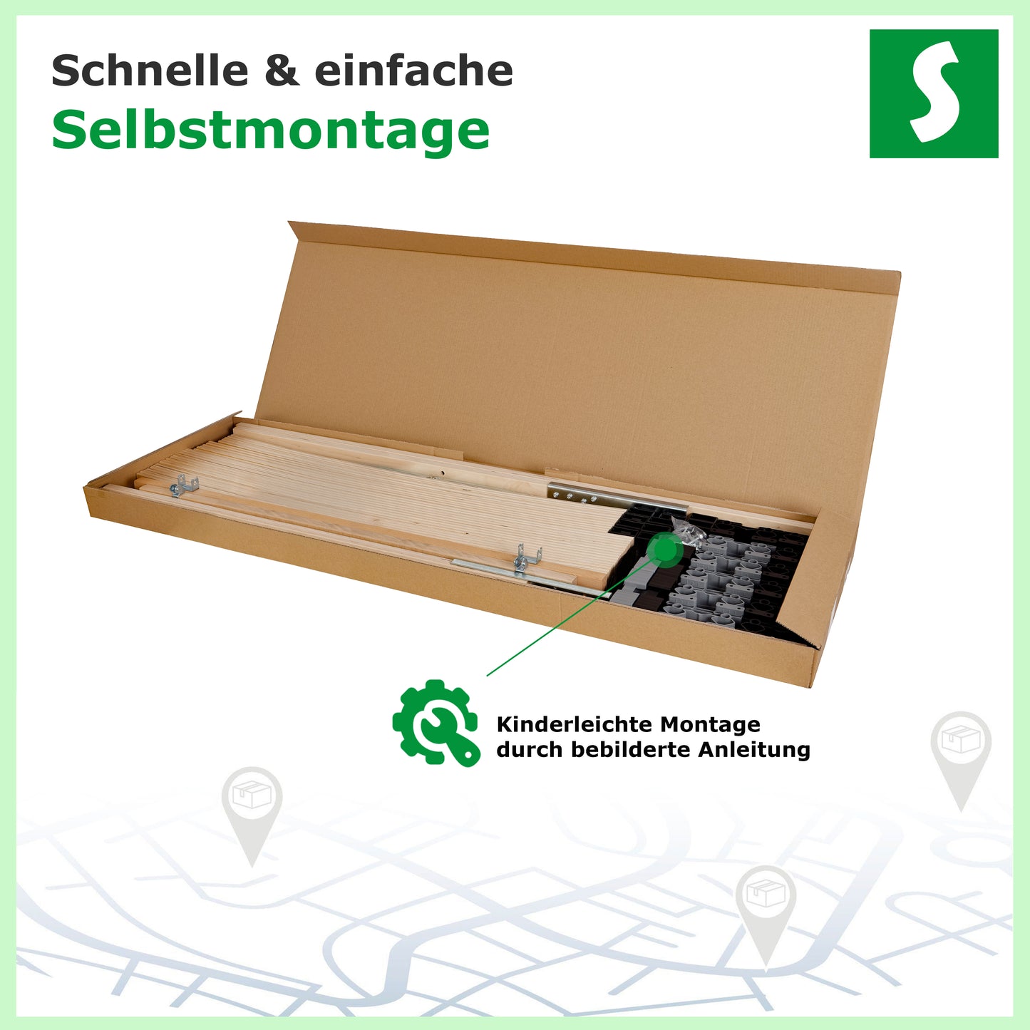 Lattenrost 7-Zonen Komfort für besten Schlaf