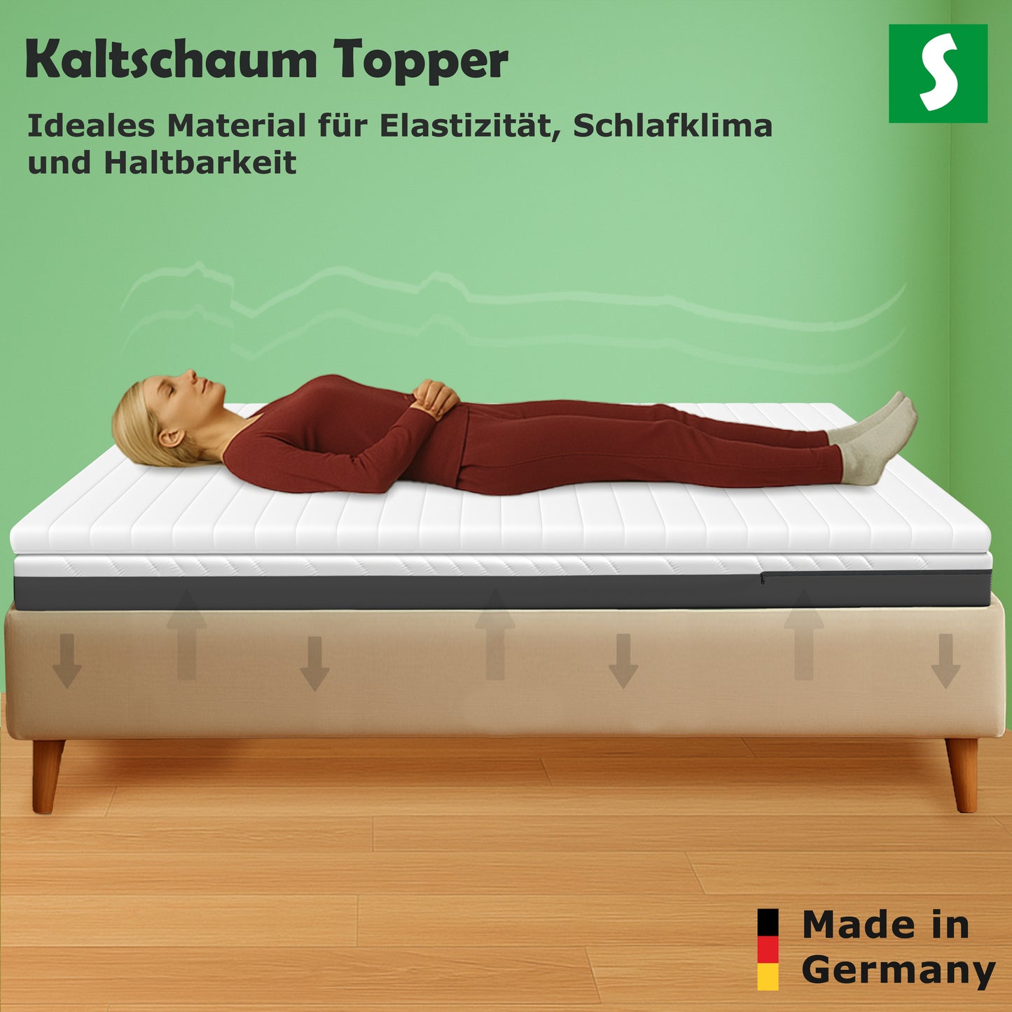 Ideales Material fur Elastizitat, Schlafklima und Haltbarkeit