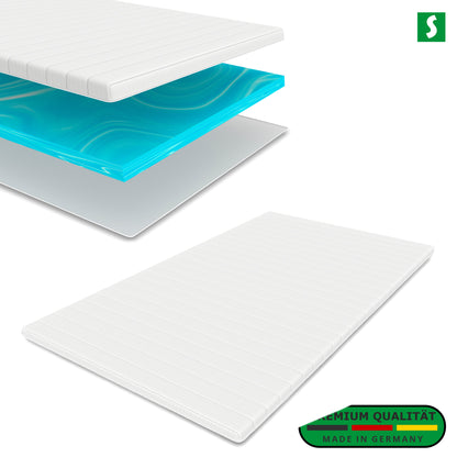 Bequemer 5cm Gelschaumtopper für besseren Schlafkomfort