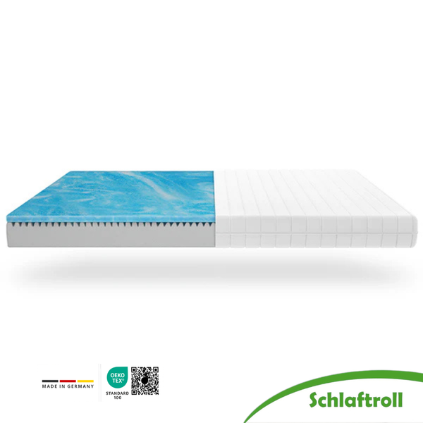 Ergonomische Gelschaummatratze mit weichem Mikrofaserbezug für optimalen Schlaf