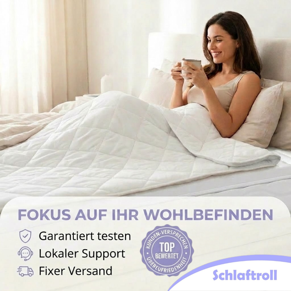 Schlaftroll 7-Zonen Gelschaum-Topper 8 cm – TENCEL™ Lyocell Bezug