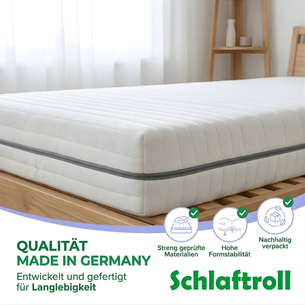 7-Zonen Kaltschaummatratze 25 cm – H2/H3, wendbar & atmungsaktiv