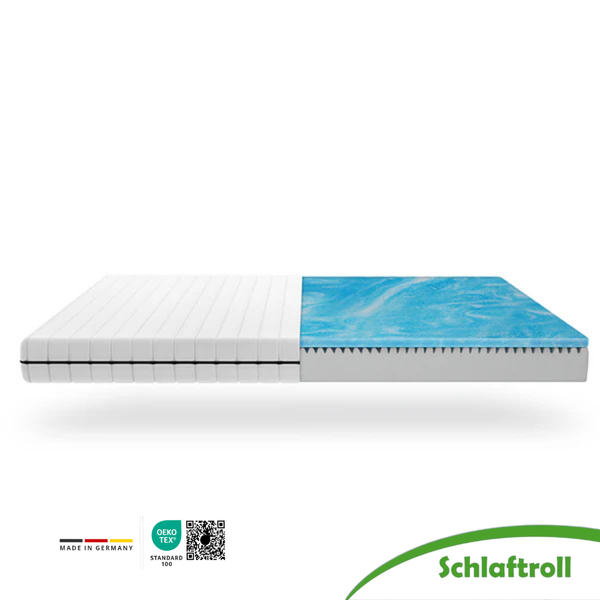 Komfortable Gelschaummatratze mit hochwertigem Bezug für erholsamen Schlaf