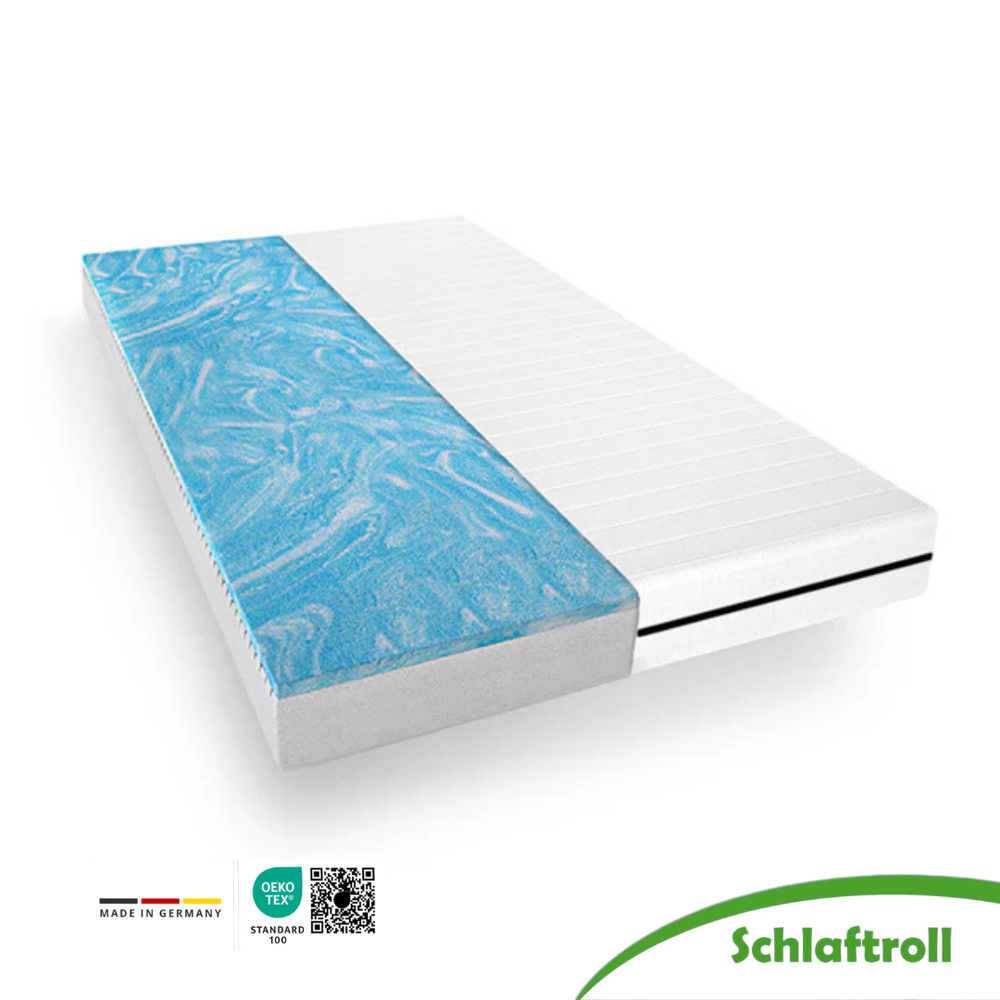 Comfortable gel foam mattress with a high-quality cover for restful sleep