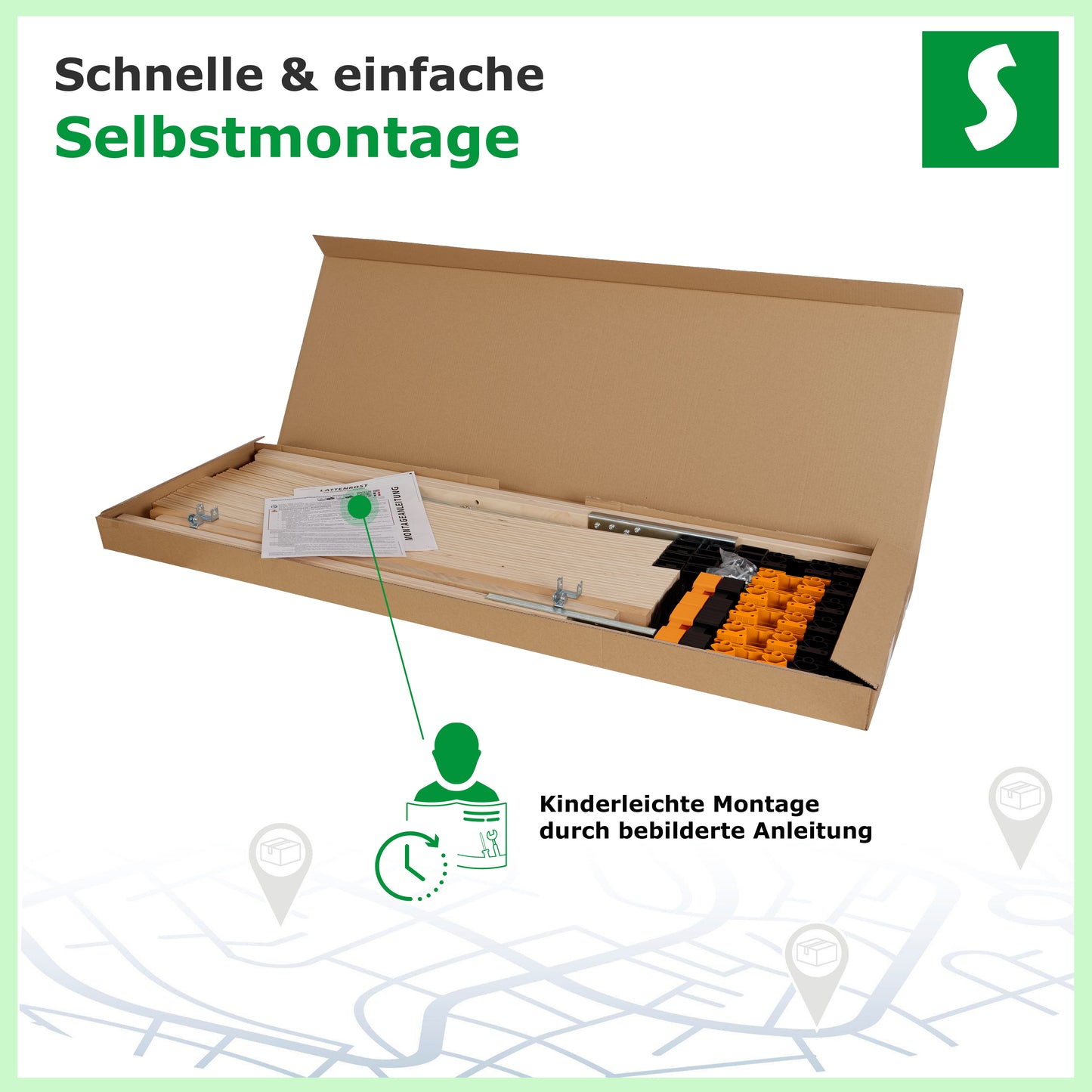 7 zone Lattenrost
