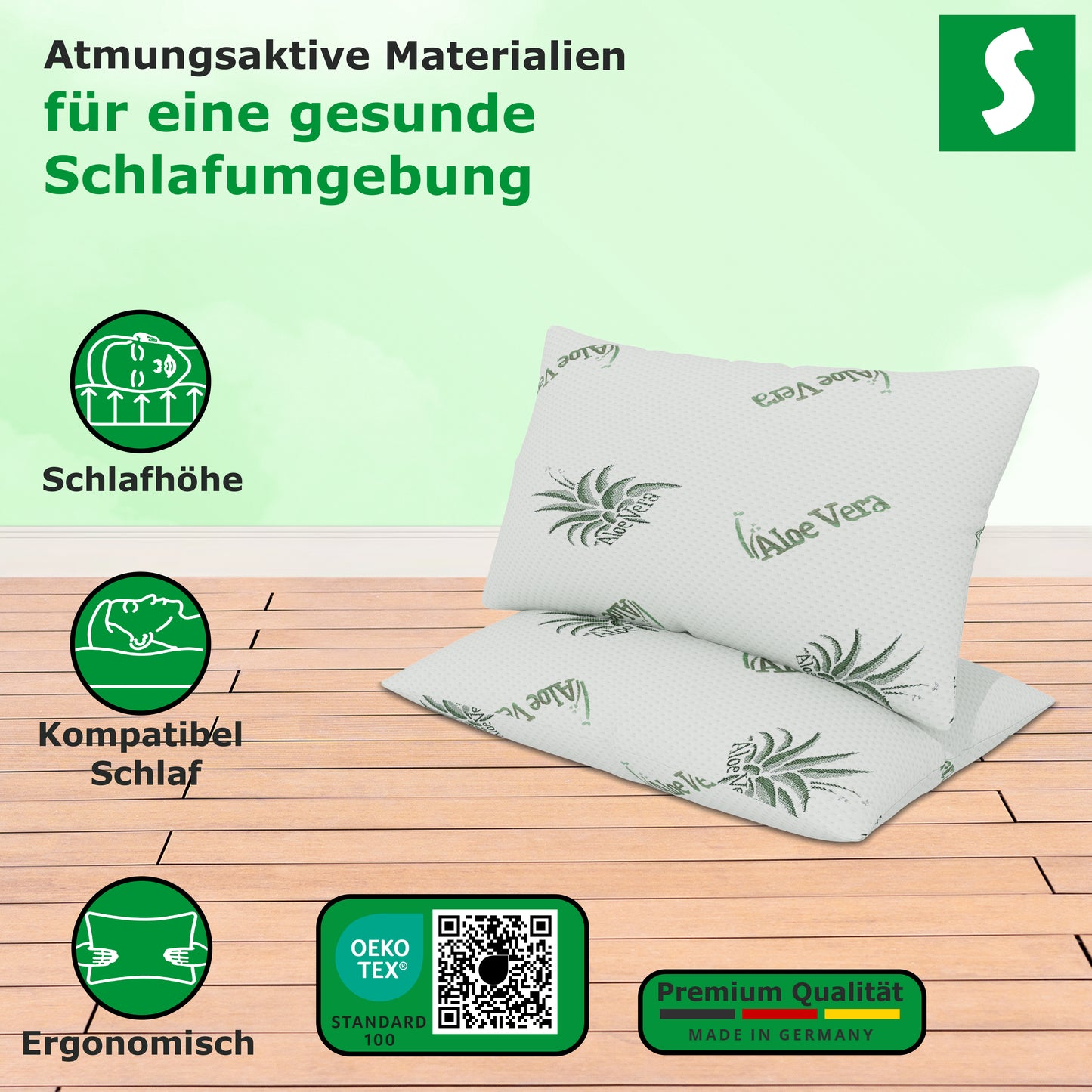 Schlafhohe. Kompatibel Schlaf, Ergonomisch