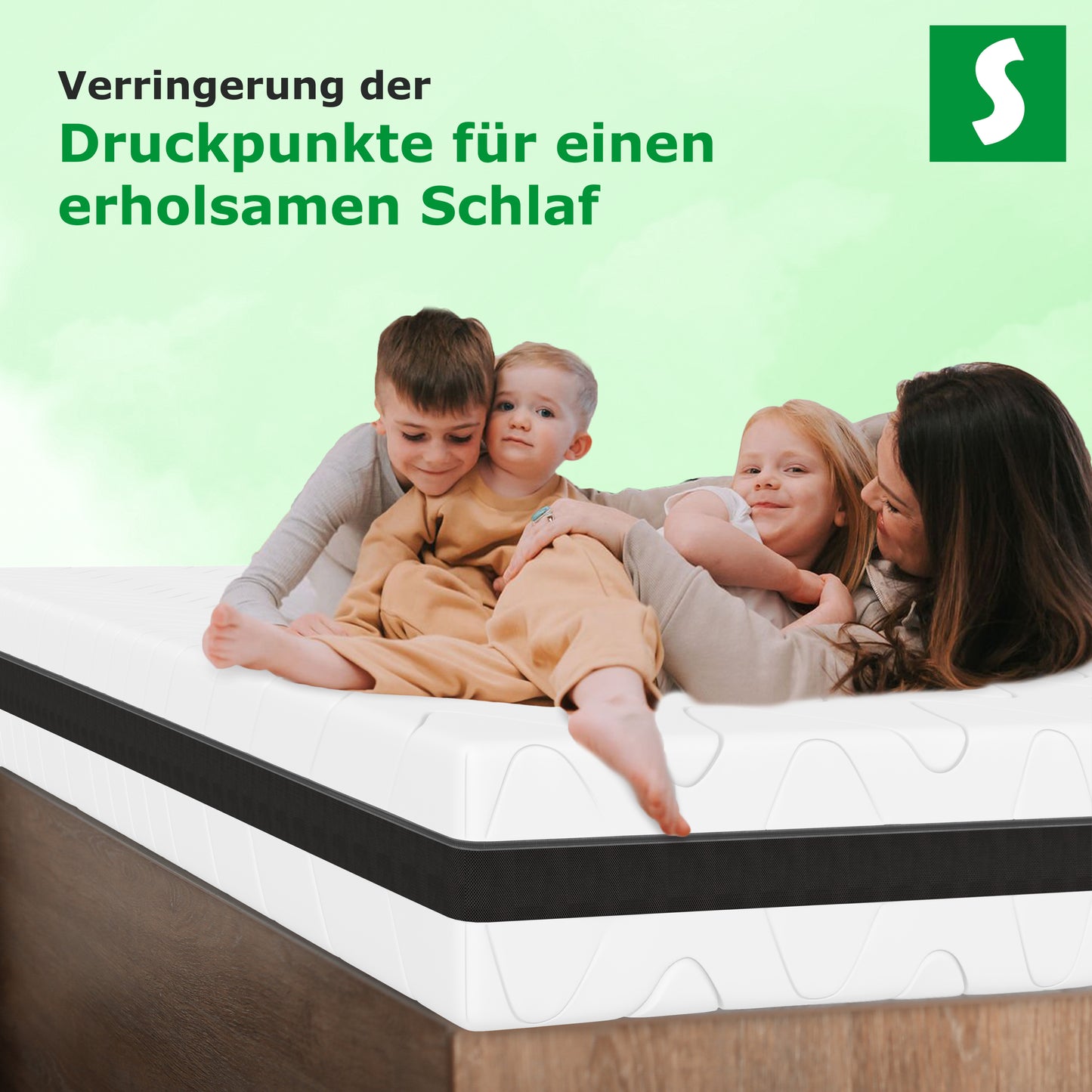 Taschenfederkernmatratze 7-Zonen – Härtegrade H3 & H4
