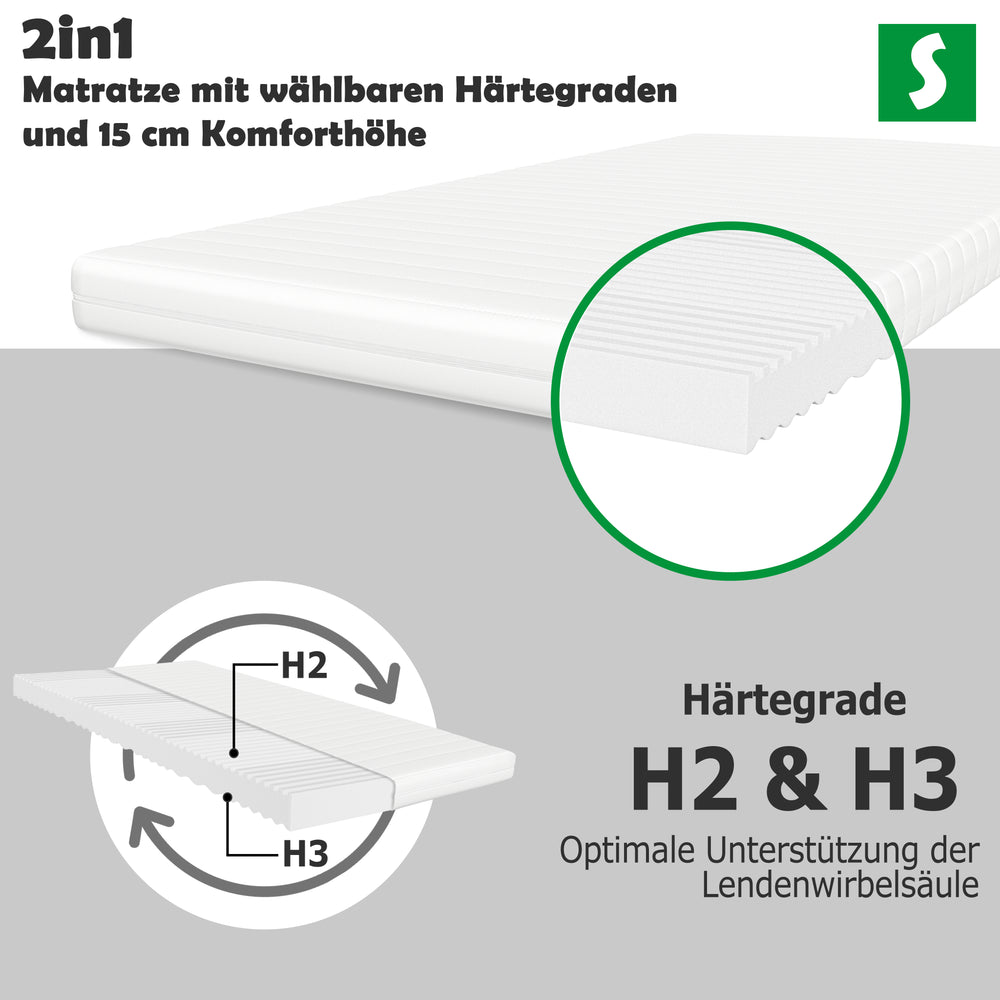 7-Zonen Kaltschaum Matratze