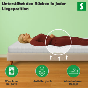 Unterstutzt den Rucken in jede Llegeposition