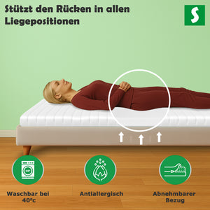 Stutzt den Rucken in allen Llegepositionen