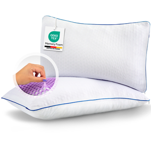 TPE Premium Kopfkissen mit Memory-Flakes – 40x80 cm