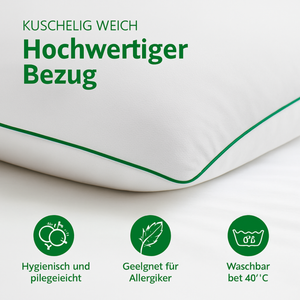 TPE Premium Pillow with Memory Flakes – 40x80 cm