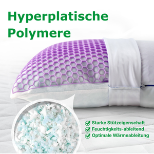 TPE Premium Pillow with Memory Flakes – 40x80 cm